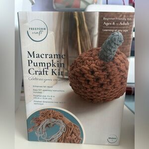 Freeform Craft Macrame Pumpkin Craft Kit